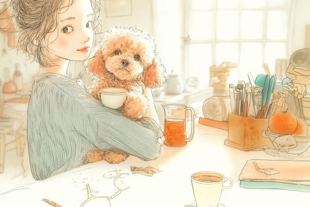 ティーカッププードルを家に迎える