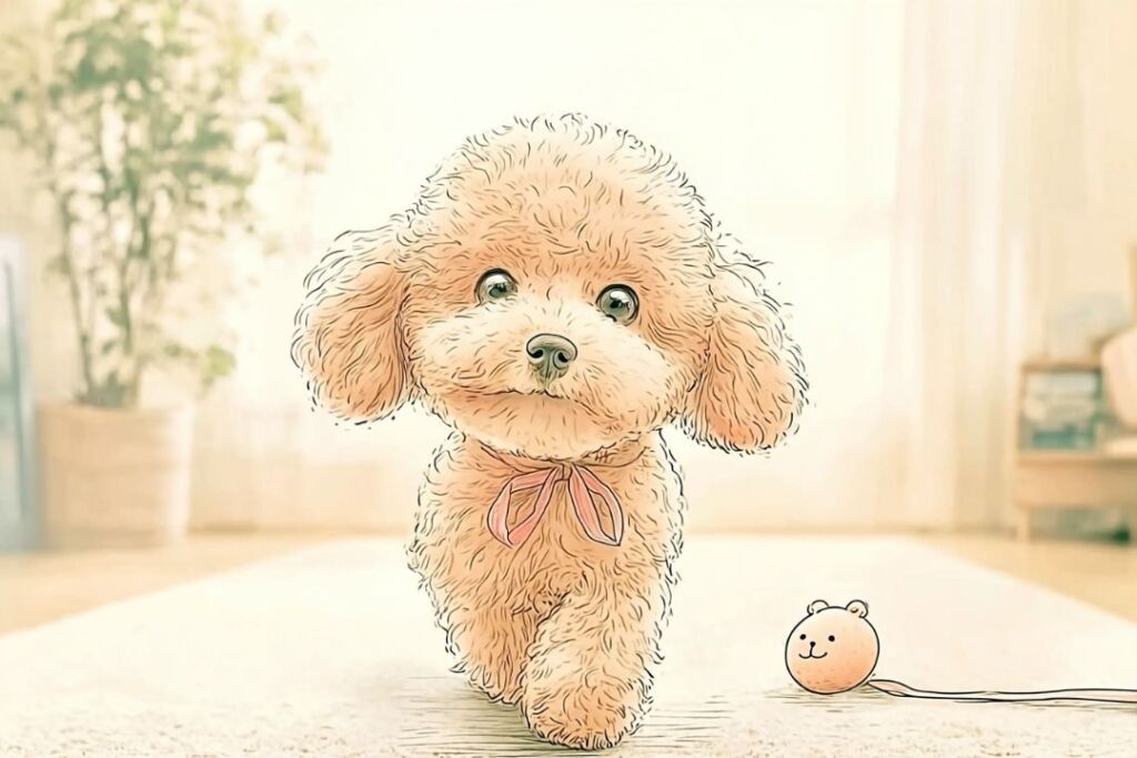 ティーカッププードルの成長過程